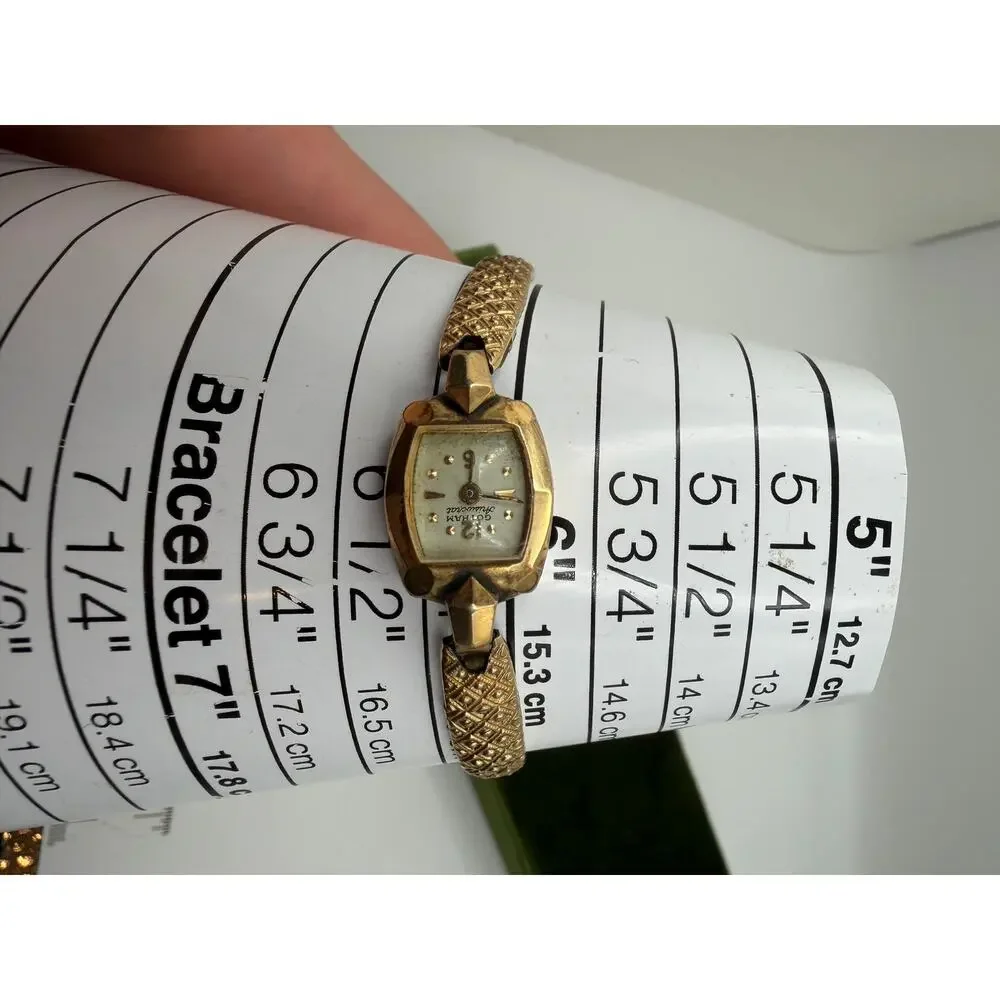 vintage Gotham Aristocrat ladies' watch features a 10k gold-filled